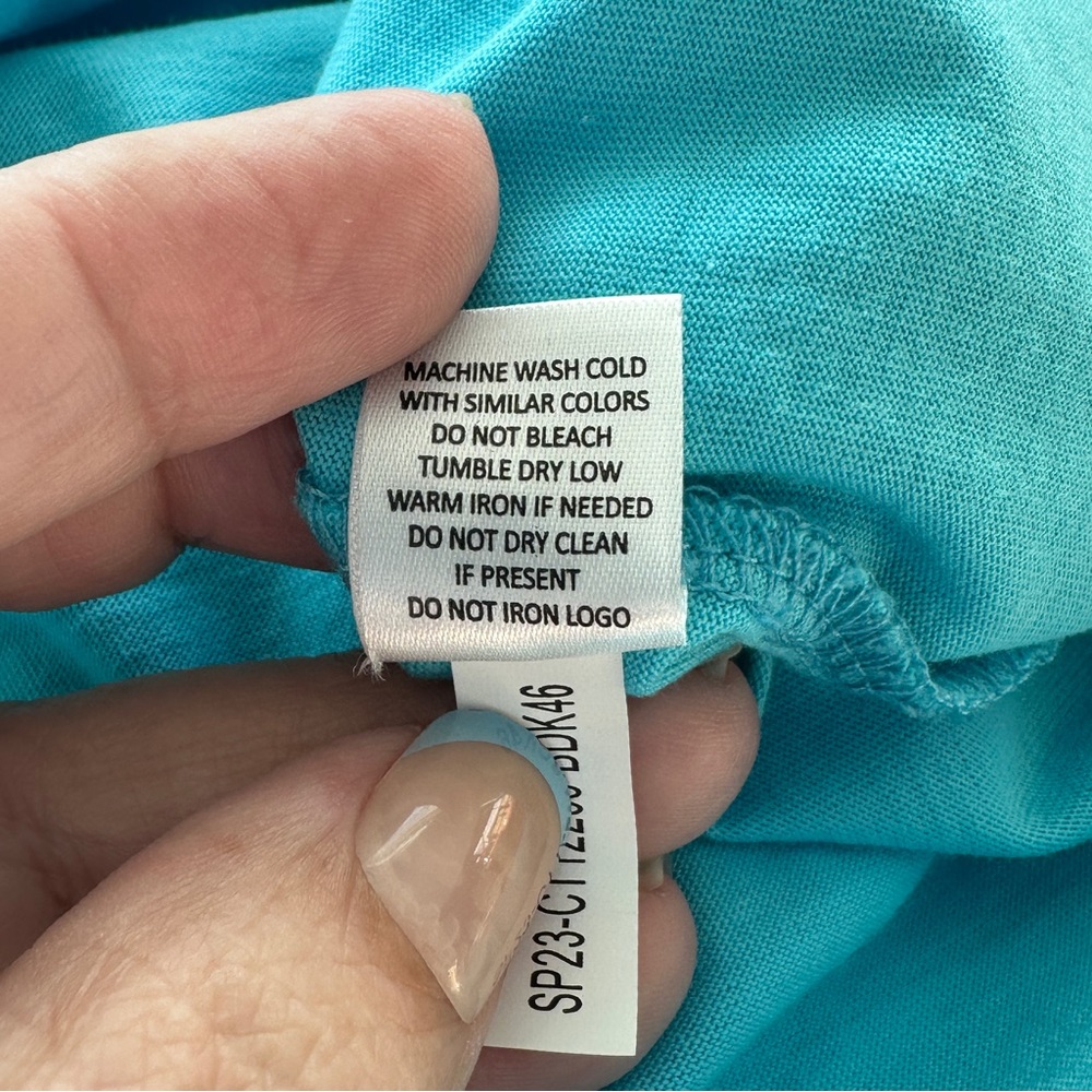 bdraddy mens polo shirt blue green large gil polo golf Athleisure cool new - Picture 9 of 13
